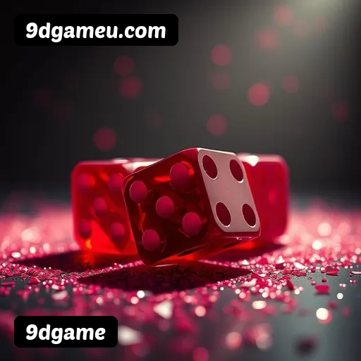 App 9dgame para iOS e Android — interface mobile, login biométrico e PIX integrado
